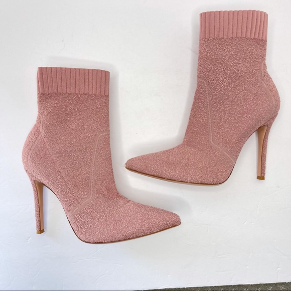 Gianvito Rossi Fiona Boucle Ankle Boot Size 41 - Picture 2 of 8